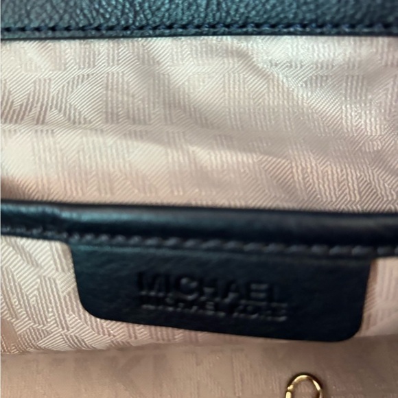 Michael Kors EUC Navy Printed Canvas Duffel Bag. - Picture 7 of 11